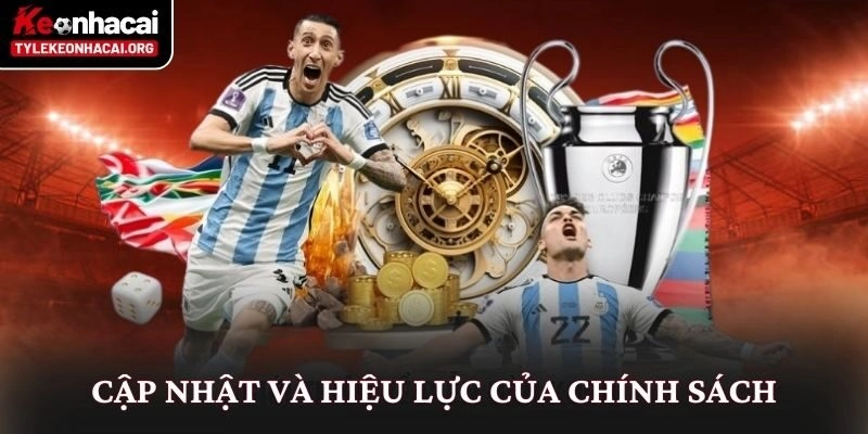 Cập nhật và hiệu lực của chính sách